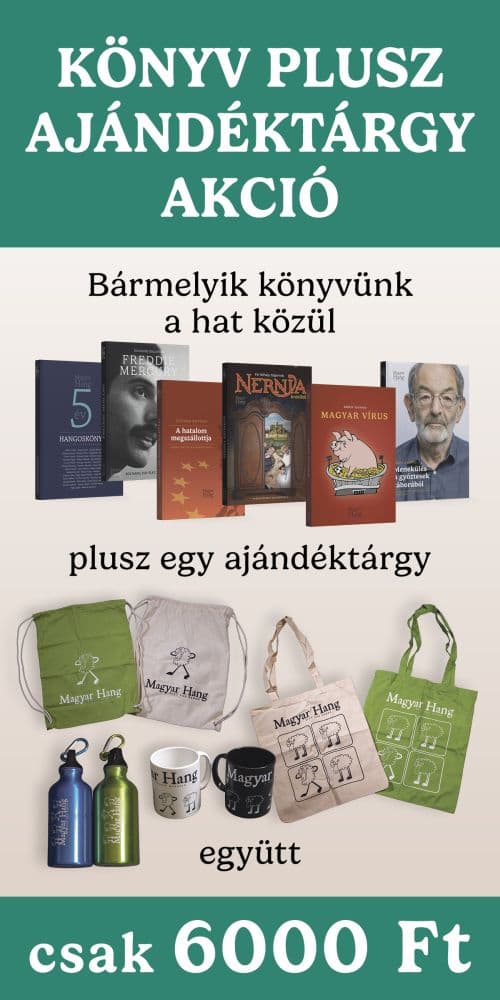 Könyv plusz ajándéktárgy akció