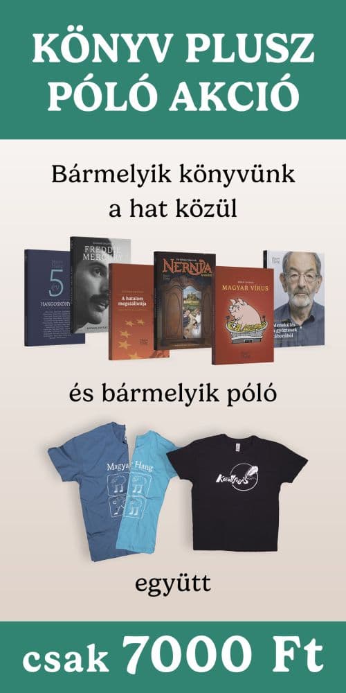 Könyv plusz póló akció